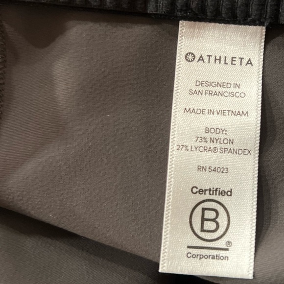 Athleta Black Pleated Women’s Elastic Waist Size Small - Picture 4 of 5